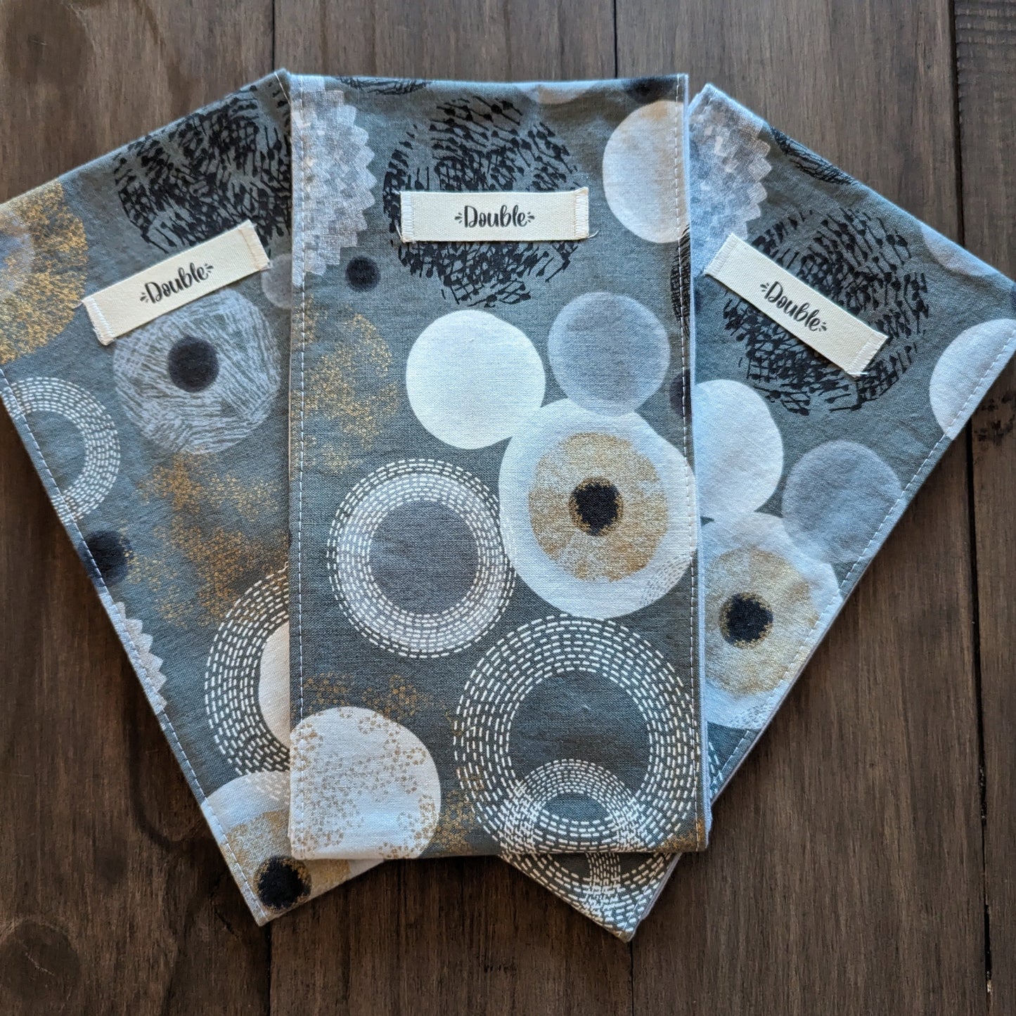 Sheet Set Wrap - Circles in Gray