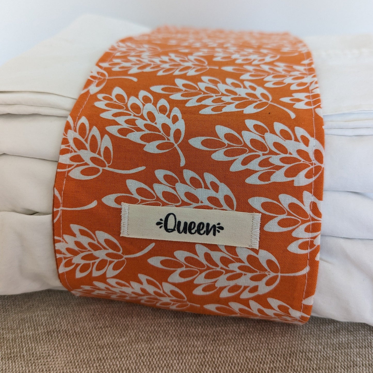 Sheet Set Wrap - Orange Leaf