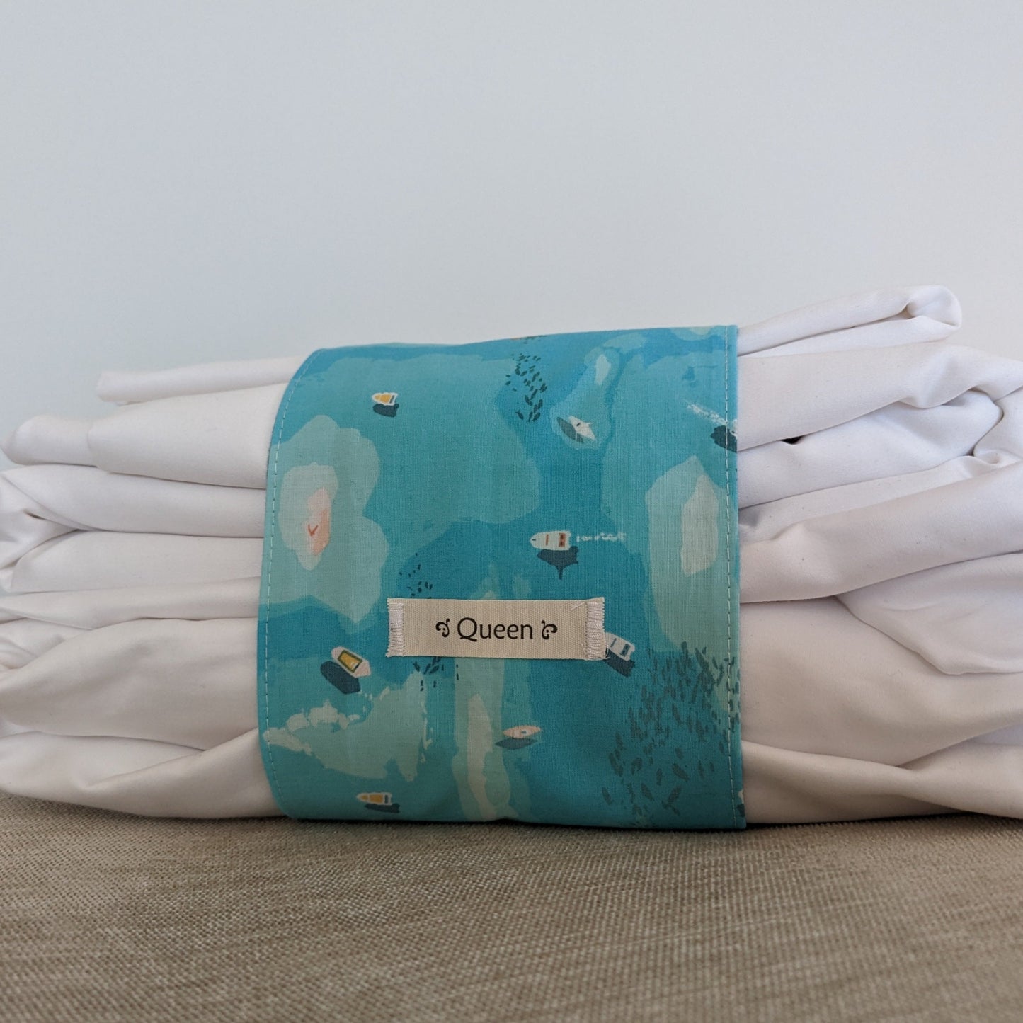 Sheet Set Wrap - Aqua